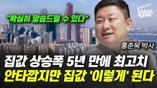 집값 상승폭 5년 만에 최고치 안타깝지만 집값 이렇게 된다 홍춘욱 박사