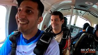 SKYDIVING THAILAND  first time skydive jump Chandrashekhara Poojary