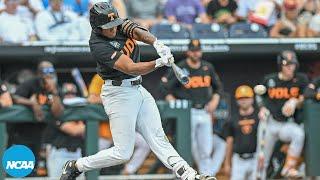 Tennessee vs. North Carolina 2024 Mens College World Series  Extended highlights