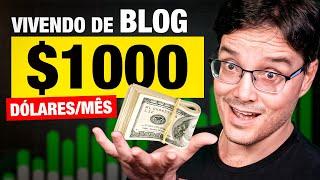 1000 DÓLARES POR MÊS COMO VIVER DE BLOG AULÃO GRÁTIS