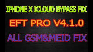 iPhone X iCloud Bypass Eft Pro V4.1.0 Update iOS 14.7.1