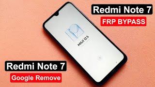 Redmi Note 7 Frp Bypass  Redmi Note 7 Google Lock Bypass  Redmi Note 7 MIUI 12.5.5 Frp Bypass 
