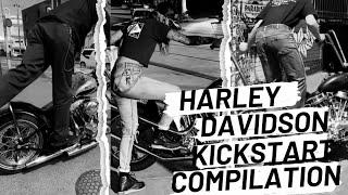 HARLEY DAVIDSON KICKSTART COMPILATION ‼