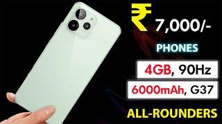  Top 5 Best Mobile Phones Under 7000 in JULY 2024   Best Smartphone Under 7000 in India 2024