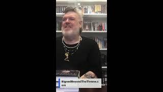 Kristian Nairns Book Signing & Interview   Beyond the Throne