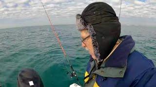 Small Boat Fishing on an un-named UK Sandbank  Can’t Stop Catching