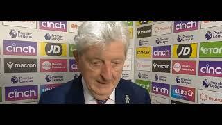 Great relief after Roy Hodgson Post match Crystal Palace vs Leicester City