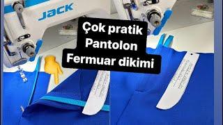 Çok pratik pantolon fermuar dikimi