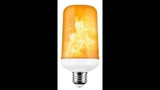 Kaseberry E26 Flickering Fire Flame LED Light Bulb
