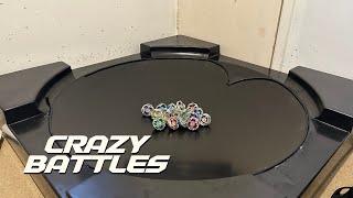 CRAZY BEYBLADE X ANIME BATTLES ON LIFE SIZE ANIME STADIUM