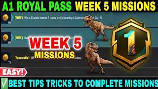 A1 WEEK 5 MISSIONPUBG WEEK 5 MISSIONPUBG MOBILE NEW MISSION PUBG WEEK 5 MISSION