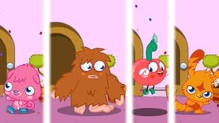 Moshi Monsters- All level up dances HD