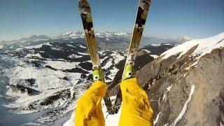 GoPro HD Avalanche Cliff Jump with Matthias Giraud