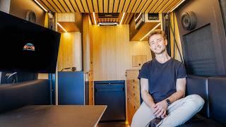 Ultimate van build - Apartment on wheels w Elevator bed