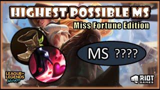 Miss Fortune Highest Possible MS - Wild Rift Experiment