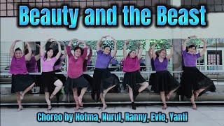 Beauty and the Beast Line Dance Hotma Nurul Ranny Evie Yanti