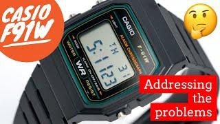 Casio f91w let’s look at some of the reported “problems” with this king-of-watches