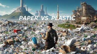 PAPER VS PLASTIC Environmental Impact and Sustainable Choices Explained