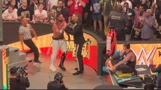 Seth Rollins confronts CM Punk during WWE Money in the Bank 762024