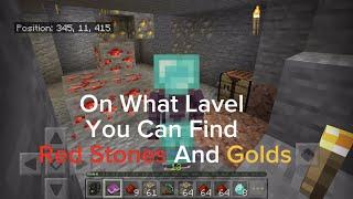 On What Level You Can Find Redstones And Golds In Minecraft Lifeboat Survival Mode SM Bedrock Server