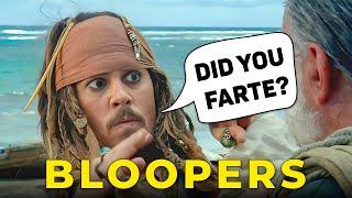 JOHNNY DEPP - Bloopers Gag reel Outtakes COMPILATION Pirates of the Caribbean The Lone Ranger