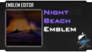 Black Ops 2 - Night Beach Emblem Tutorial