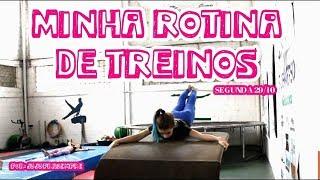 GINÁSTICA ARTÍSTICA  MINHA ROTINA DE TREINOS  Segunda 2910