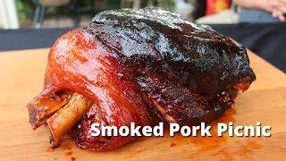 Smoked Pork Picnic  Picnic Shoulder Smoked on Big Green Egg