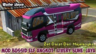 Mod bussid elf angkot  livery buhe jaya asal majalengka