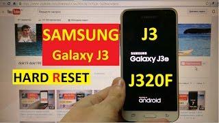 Hard reset Samsung J3 Сброс графического ключа samsung j320f