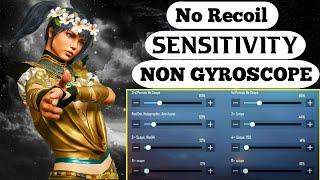 PUBG MOBILEBGMI NON GYRO SENSITIVITY SETTINGS IN 2023  BEST SENSITIVITY SETTING WITHOUT GYRO 2023