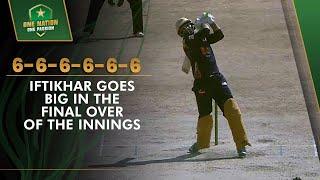 Iftikhar Ahmed Hits Six Sixes In The Final Over Of The Innings  PCB  MA2T