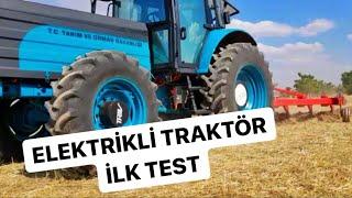 Yerli Elektrikli Traktör Performans Testi  Turkish Electric Tractor