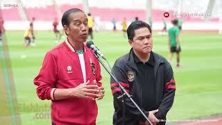 Elshintadotcom  Keterangan Pers Presiden Jokowi Usai Bertemu Timnas Sepak Bola U-20