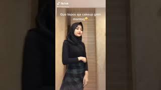 Tiktok cewe  jilbab cantik joget bikin menggoda iman