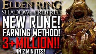 Elden Ring  3+ MILLION RUNES In 2 MIN  NEW RUNE Farming METHOD  DLC RUNE FARM  Get Level 300+