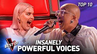 POWERHOUSE Singers Who SHOCKED The Coaches of The Voice  Top 10