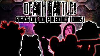 My DEATH BATTLE Season 10 Predictions Video Edition