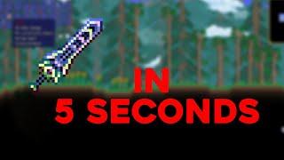 Obtaining the Zenith in 5.18 Seconds  Terraria
