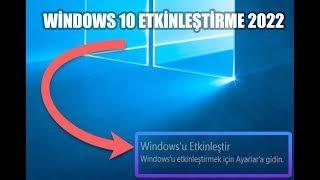 programsız windows 10 etkinleştirme