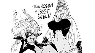 The Legend of Zelda Cursed Form Midna VS True Form Midna Baalbuddy comic dub