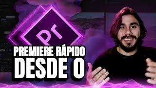 APRENDE Cómo EDITAR vídeo RÁPIDO  en PREMIERE PRO CC 2022 TUTORIAL 10 minutos