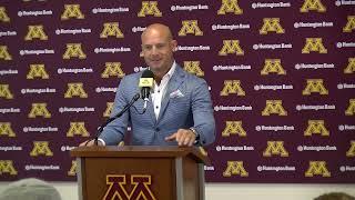 PJ Fleck - Monday Sept.12 2022 - Press Conference