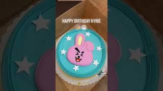 #BT21 Themed Cake From Goldilocks. “HAPPY BIRTHDAY KYRIE” #BT21Cooky #GoldilocksBT21 #GoldilocksPH