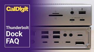 CalDigit Thunderbolt Docks  FAQ  Monitors Power Delivery Linux