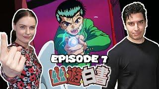 YUSUKE DESTROYS GOUKI Yu Yu Hakusho REACTION - Episode 7