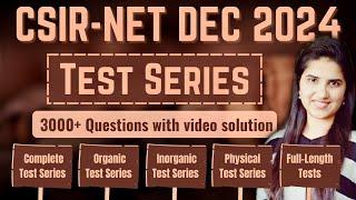 CSIR NET Chemistry Test Series  CSIR NET December 2024 Test Series  J Chemistry Test Series 2024