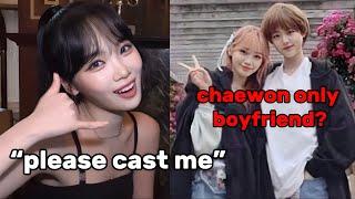 CHAEWON wanted to try acting and said she can do well with it ft. WONYOUNG?