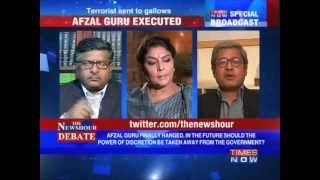 The Newshour Debate Afzal Guru executed Part 7 of 8