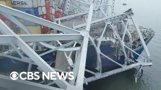 New video images of Baltimore bridge collapse emerge